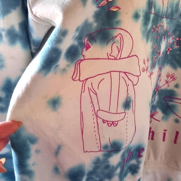 Mad Engine Star Wars 'The Child' Tie Dye Sweatshirt Size L - Picture 4 of 8